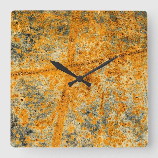 acid rust pathways square wall clock (Front)