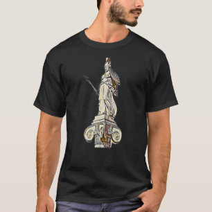 Acient Greek Statue Abstract Teacher 7 T-Shirt