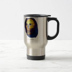 ACIER de TASSE de VOYAGE de crâne