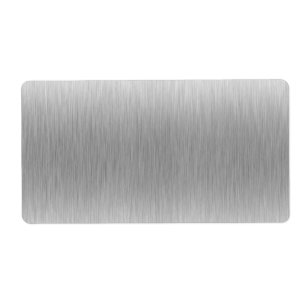 Acier inoxydable en aluminium balayé texturisé