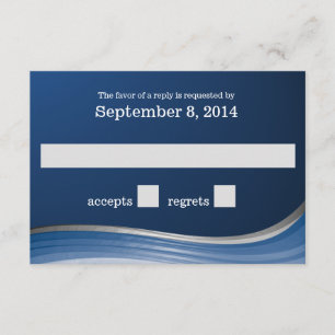 Acier Wave Blue RSVP