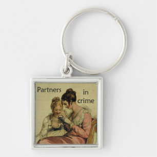 Ackermann Friendship "Partners in Crime" Keychain