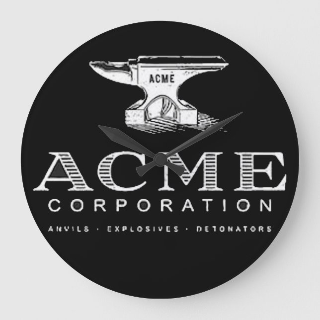 acme corporation large clock (Front)