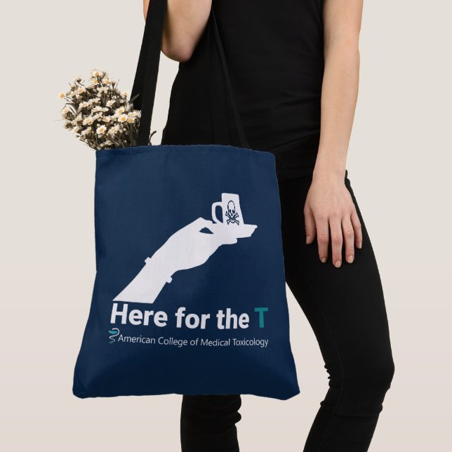 ACMT Here for the T Tote Blue Bag (Close Up)