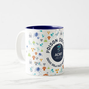 ACMT Poison Docteur Bleu à deux tons de café Mug