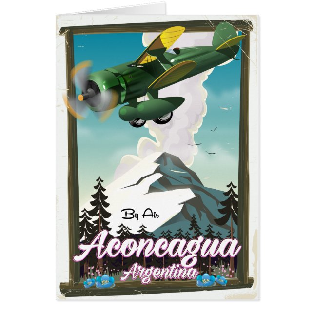 Aconcagua Argentine affiche de voyage (Devant)