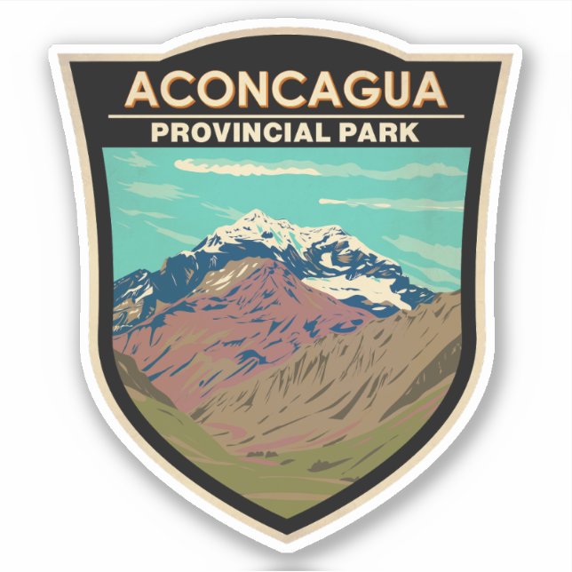 Aconcagua Provincial Park Argentina Travel Vintage (Front)