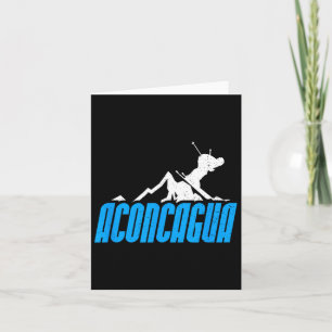Aconcagua Skiing Snowboarding France Resort Distre Card