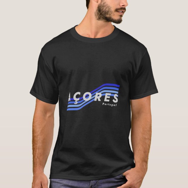 Acores - Blue Wave T-Shirt (Front)