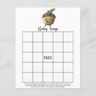 Acorn - Baby shower bingo game