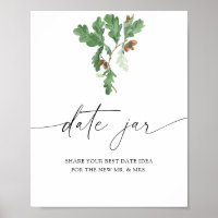 Acorn branch - date night ideas. Date jar bridal