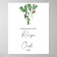 Acorn branch - Your recipe card here
