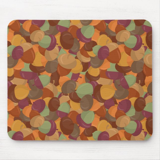 Acorn Camo Mouse Pad (Front)