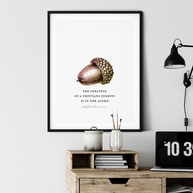 Acorn Customizable Quote Poster (Creator Uploaded)