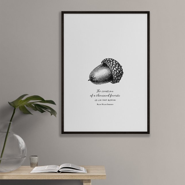 Acorn Customizable Quote Poster (Creator Uploaded)