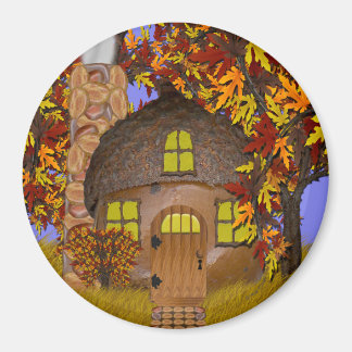 Acorn Faery Cottage Magnet