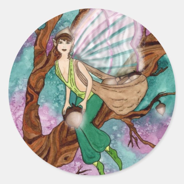 Acorn Fairy Sticker (Front)