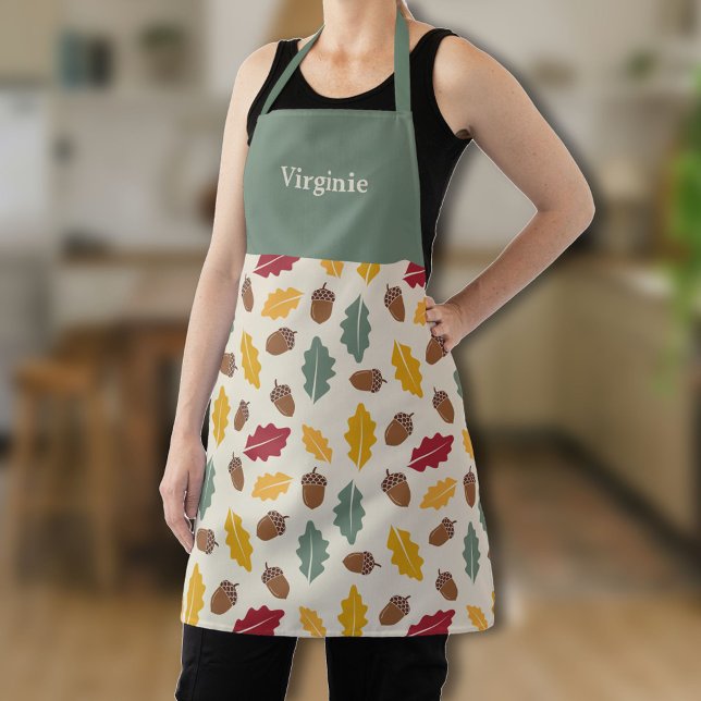 Acorn & Fall Leaves  Apron (Acorn & Fall Leaves Apron)