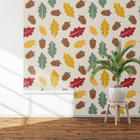 Acorn & Fall Leaves 