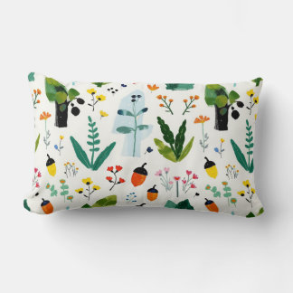 Acorn Forest Village Lumbar Cushion