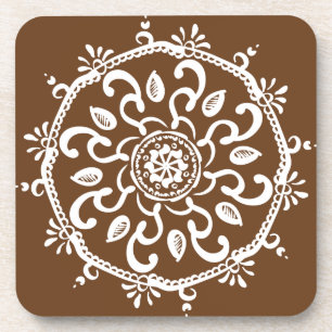 Acorn Mandala Coaster