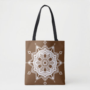 Acorn Mandala Tote Bag