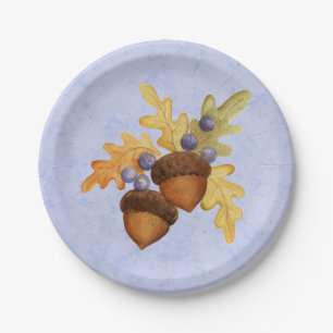 Acorn Paper Plate