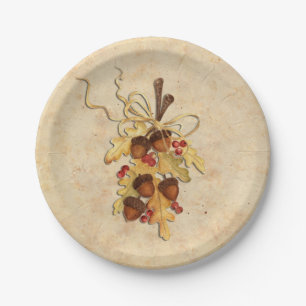 Acorn Paper Plate