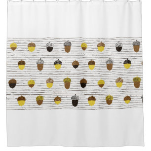 Acorn seamless pattern. Autumn surface decoration.