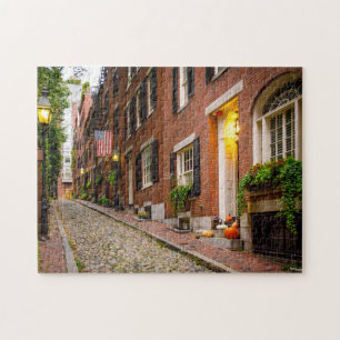 Acorn Street, Beacon Hill, Boston puzzle
