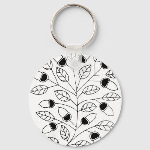 Acorn Tree Keychain