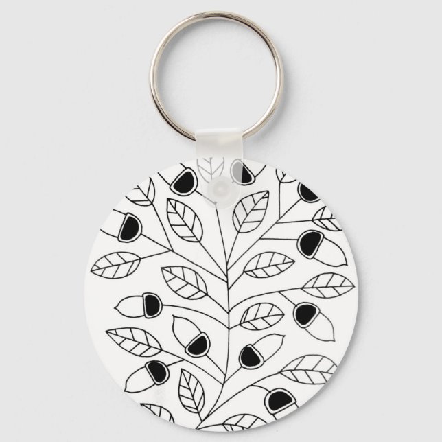 Acorn Tree Keychain (Front)