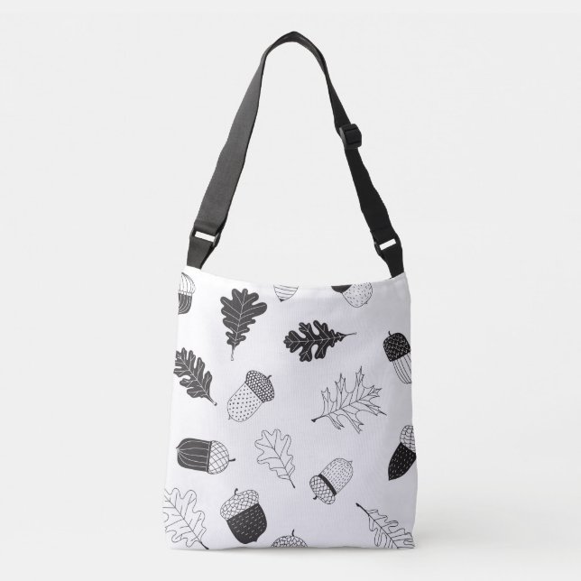 Acorns and leaves crossbody bag (Front)