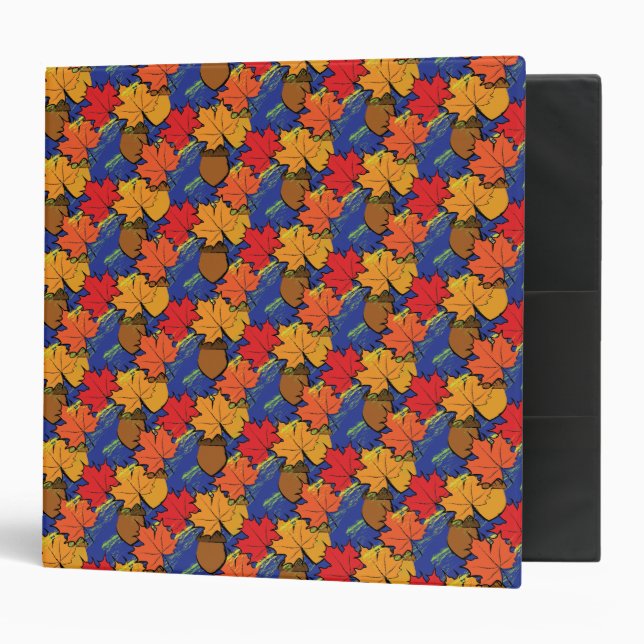 Acorns and leaves I Binder (Front/Inside)