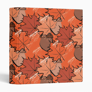 Acorns and leaves II Binder