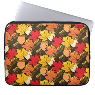 Acorns and leaves IV Laptop Sleeve