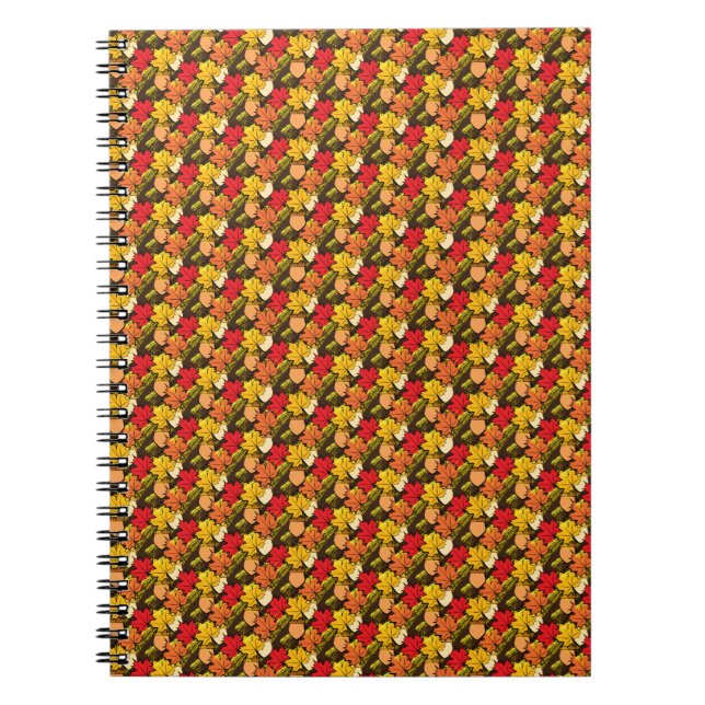Acorns and leaves IV Notebook (Front)