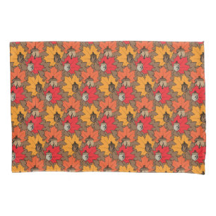 Acorns and leaves V Pillowcase