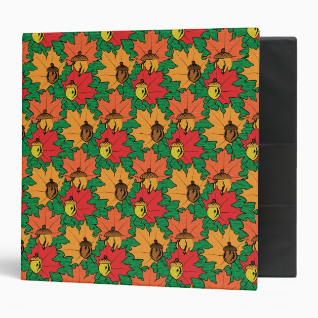 Acorns and leaves VI Binder (Front/Inside)