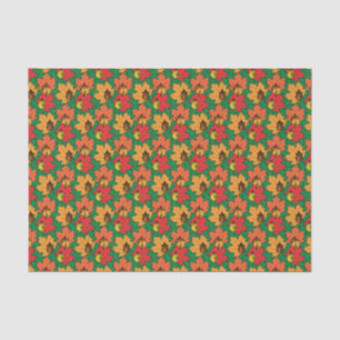 Acorns and leaves VI Tissue Paper
