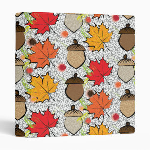 Acorns and leaves VII Binder