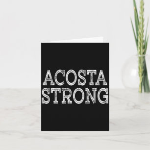 Acosta strong squad family reunion last name team card