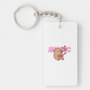 Acoustic Capy Charm Keychain