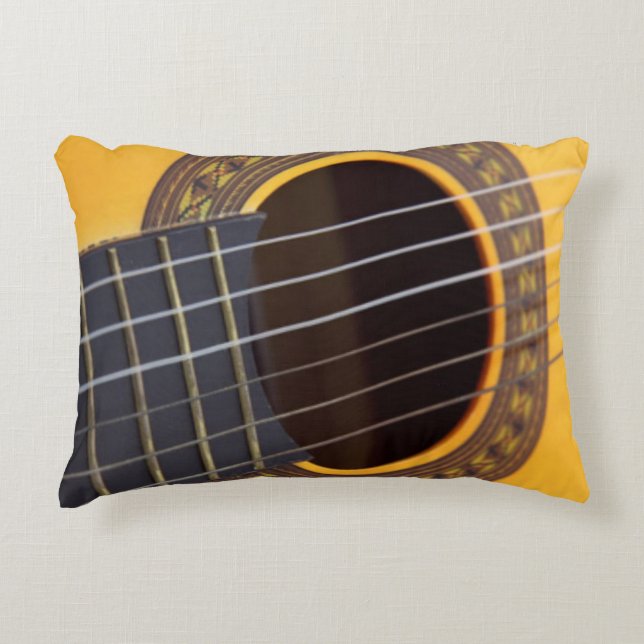 Acoustic Guitar Accent Pillow (Front)