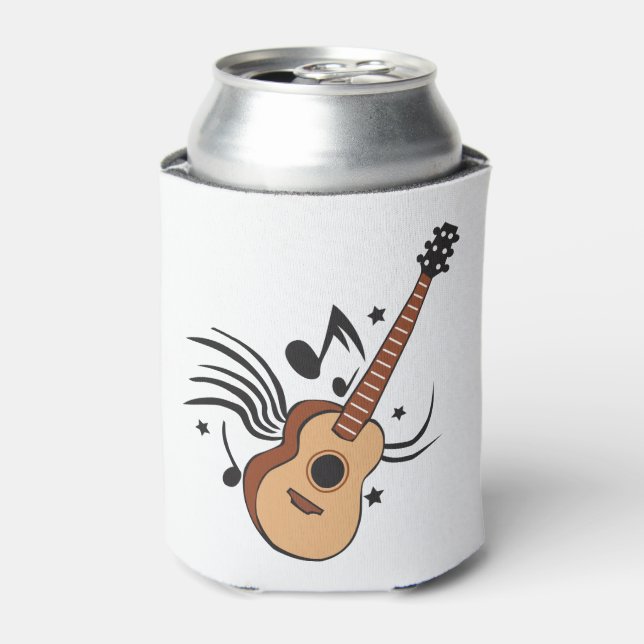 Acoustic Guitar Can Cooler (Can Front)