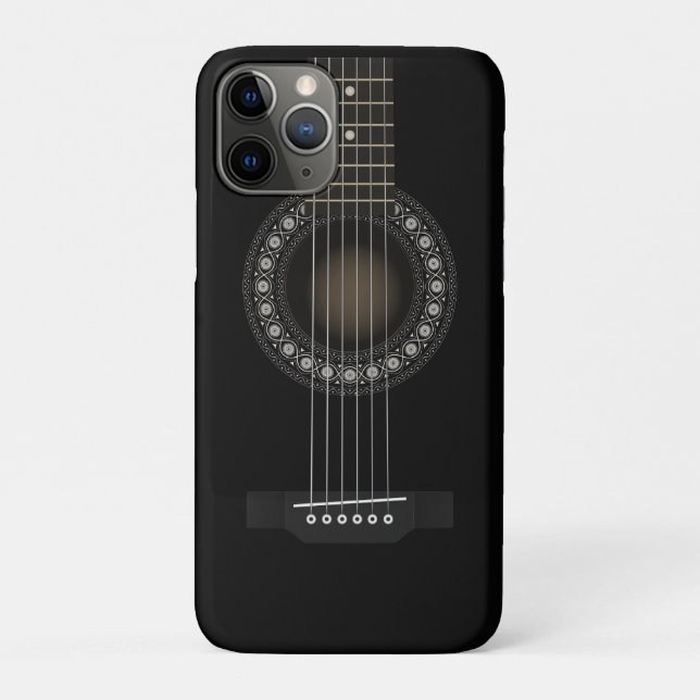 Acoustic Guitar Case-Mate iPhone Case (Back)