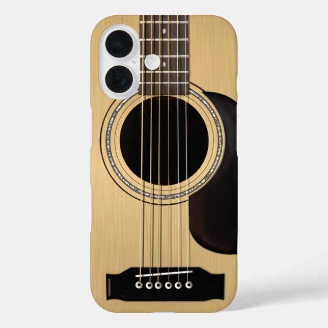 Acoustic Guitar Case-Mate iPhone Case (Back)