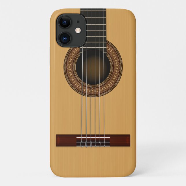 Acoustic Guitar Case-Mate iPhone Case (Back)