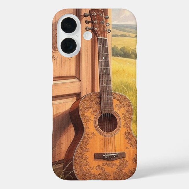 Acoustic Guitar  Case-Mate iPhone Case (Back)