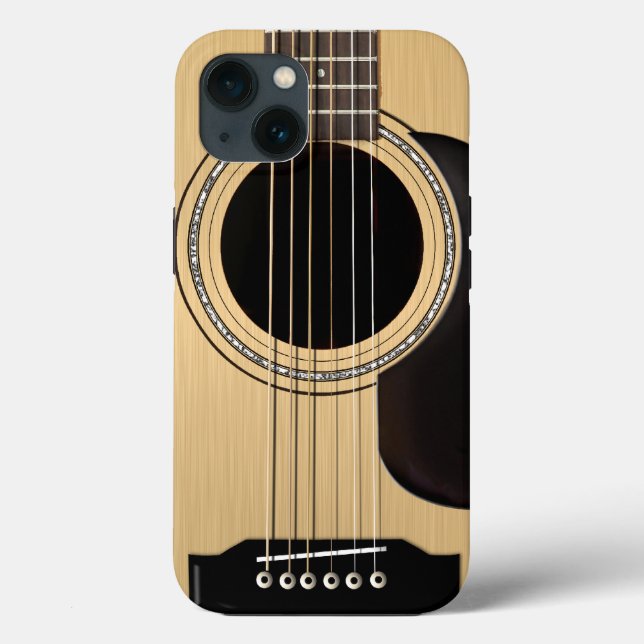 Acoustic Guitar Case-Mate iPhone Case (Back)
